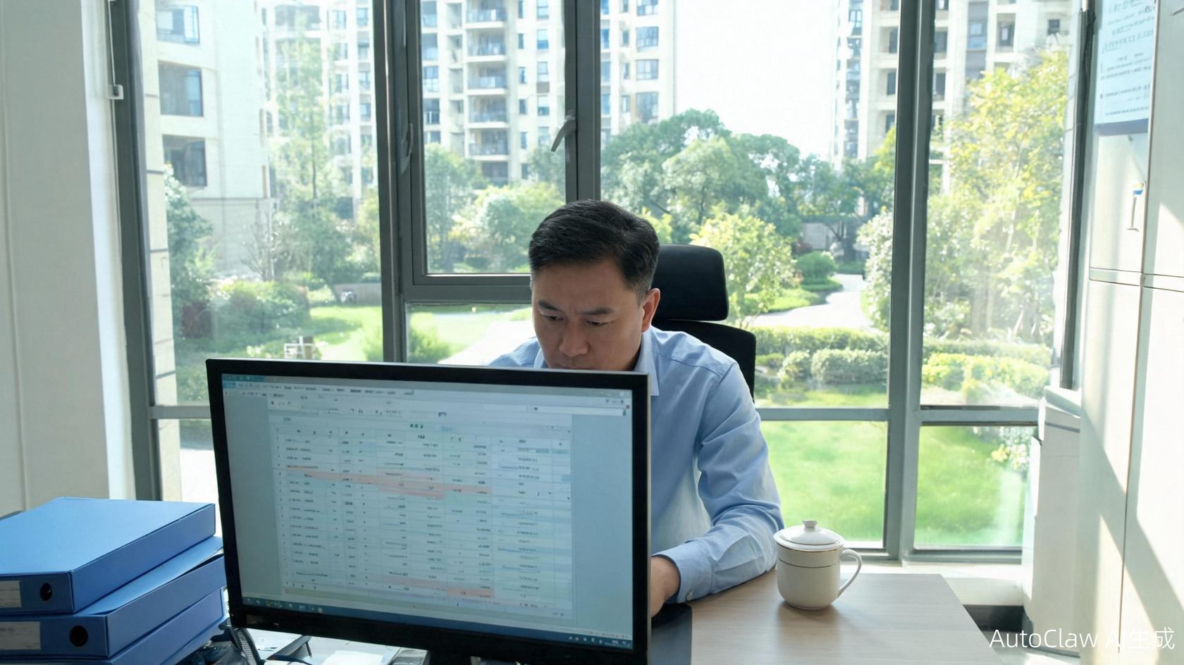 物业管理处查看收缴率报表
